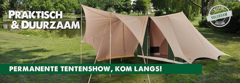 prieel Trappenhuis Namens ESVO Tenten, Nederlands grootste tentenatelier